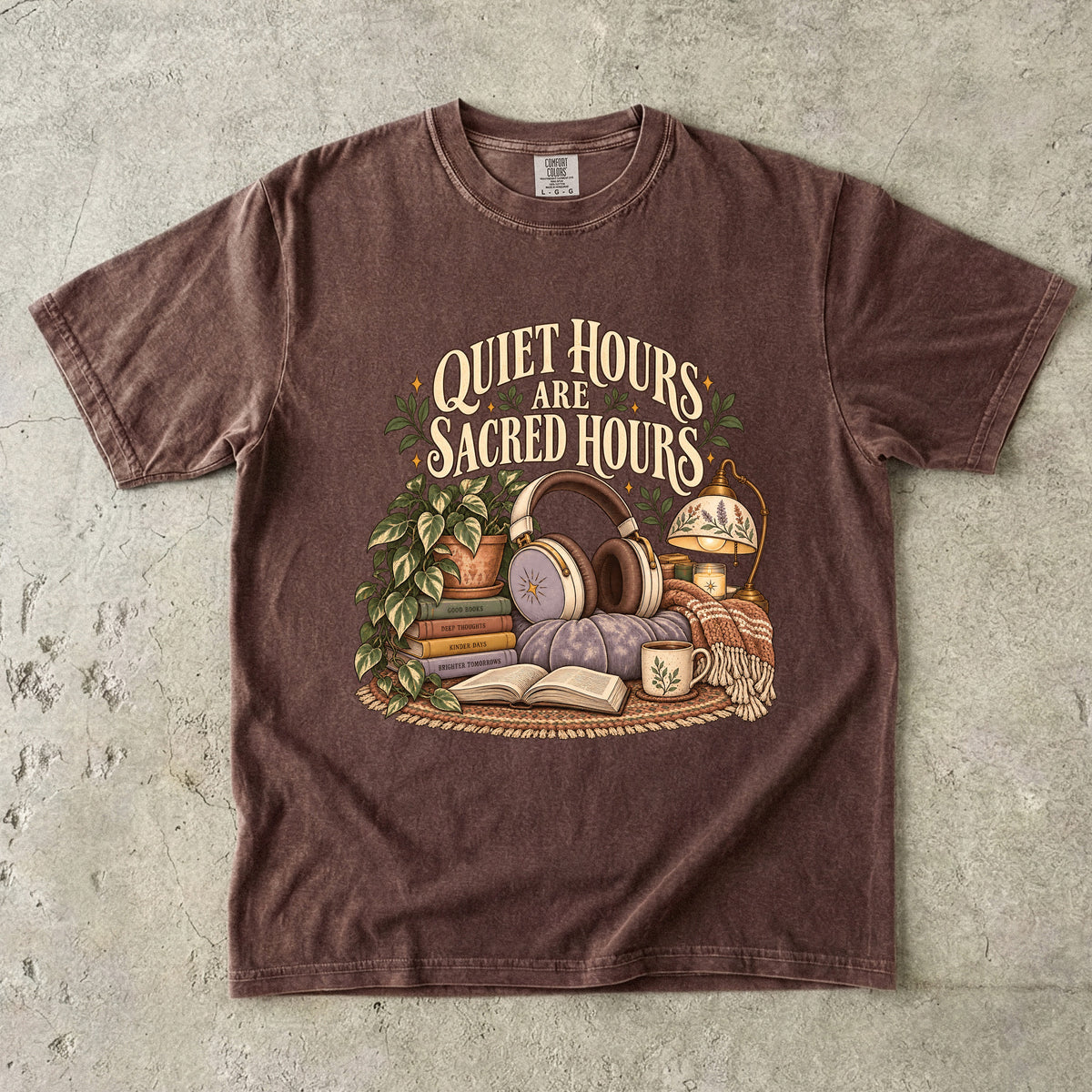 Quiet Hours Are Sacred Hours Shirt | Cozy Introvert Gift