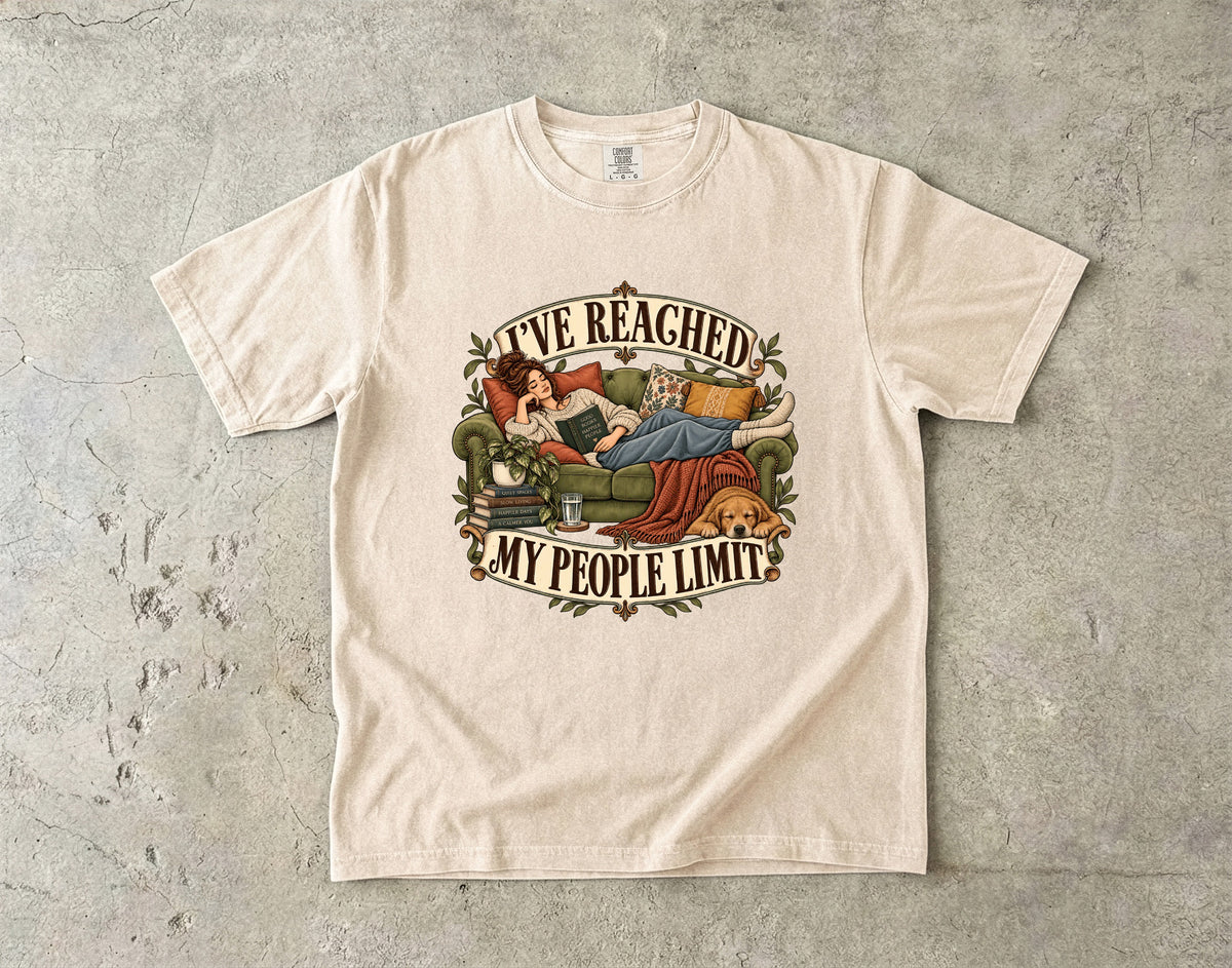 I’ve Reached My People Limit Shirt | Funny Introvert Gift