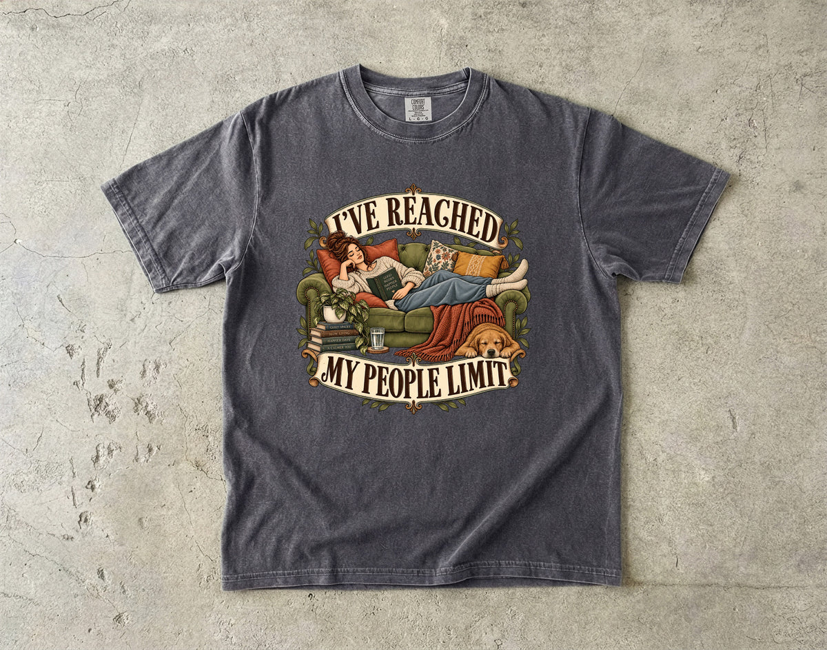 I’ve Reached My People Limit Shirt | Funny Introvert Gift