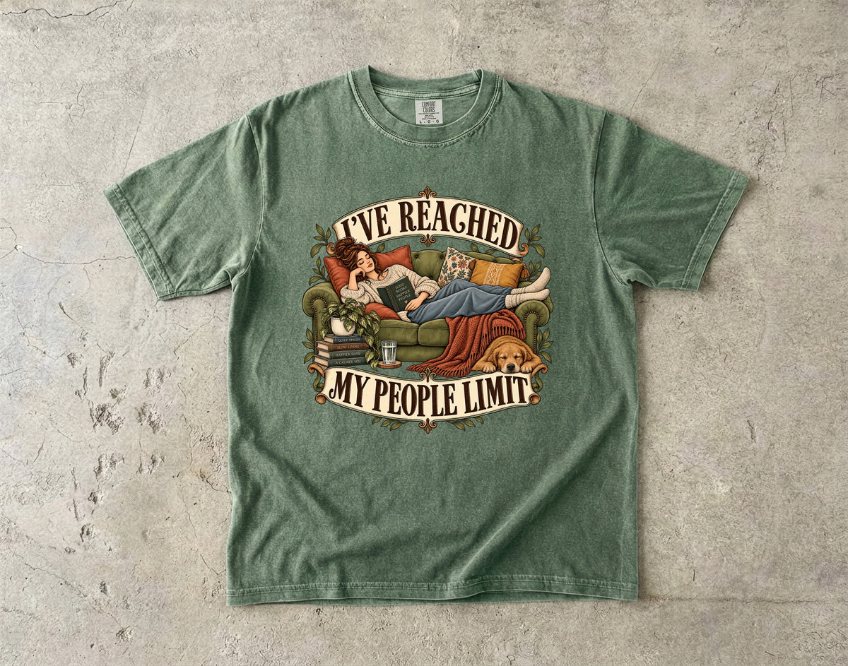 I’ve Reached My People Limit Shirt | Funny Introvert Gift