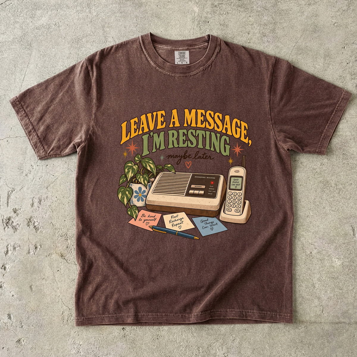 Leave a Message, I’m Resting Shirt | Funny Introvert Homebody Tee