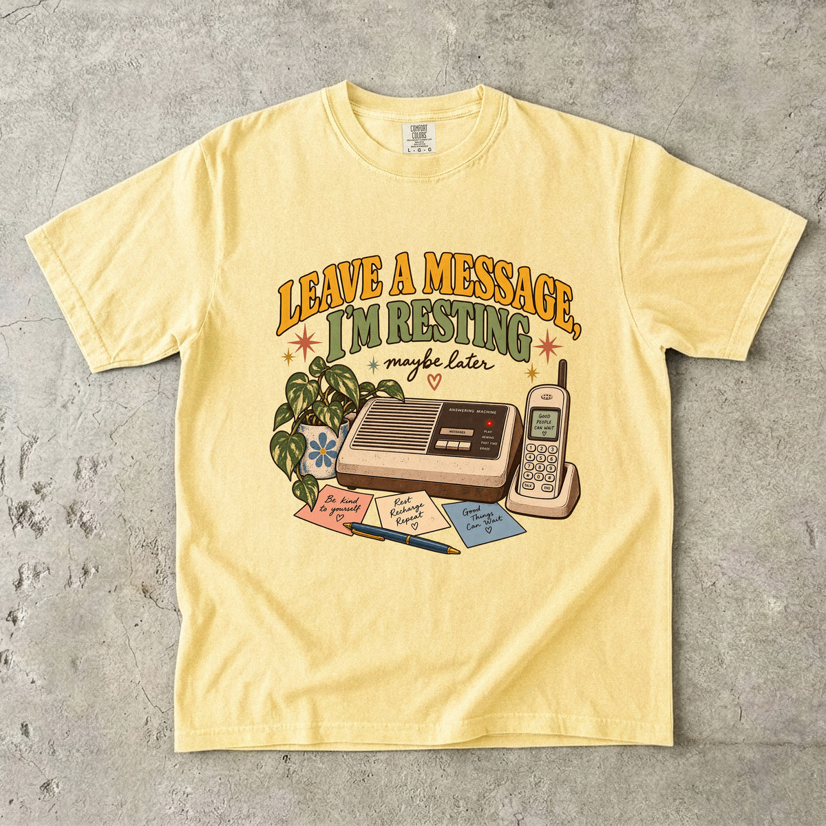Leave a Message, I’m Resting Shirt | Funny Introvert Homebody Tee