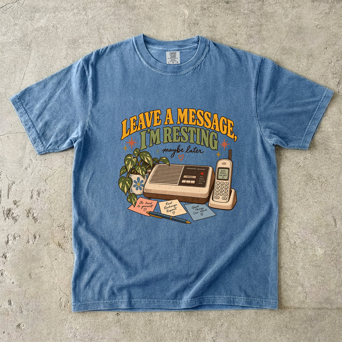 Leave a Message, I’m Resting Shirt | Funny Introvert Homebody Tee
