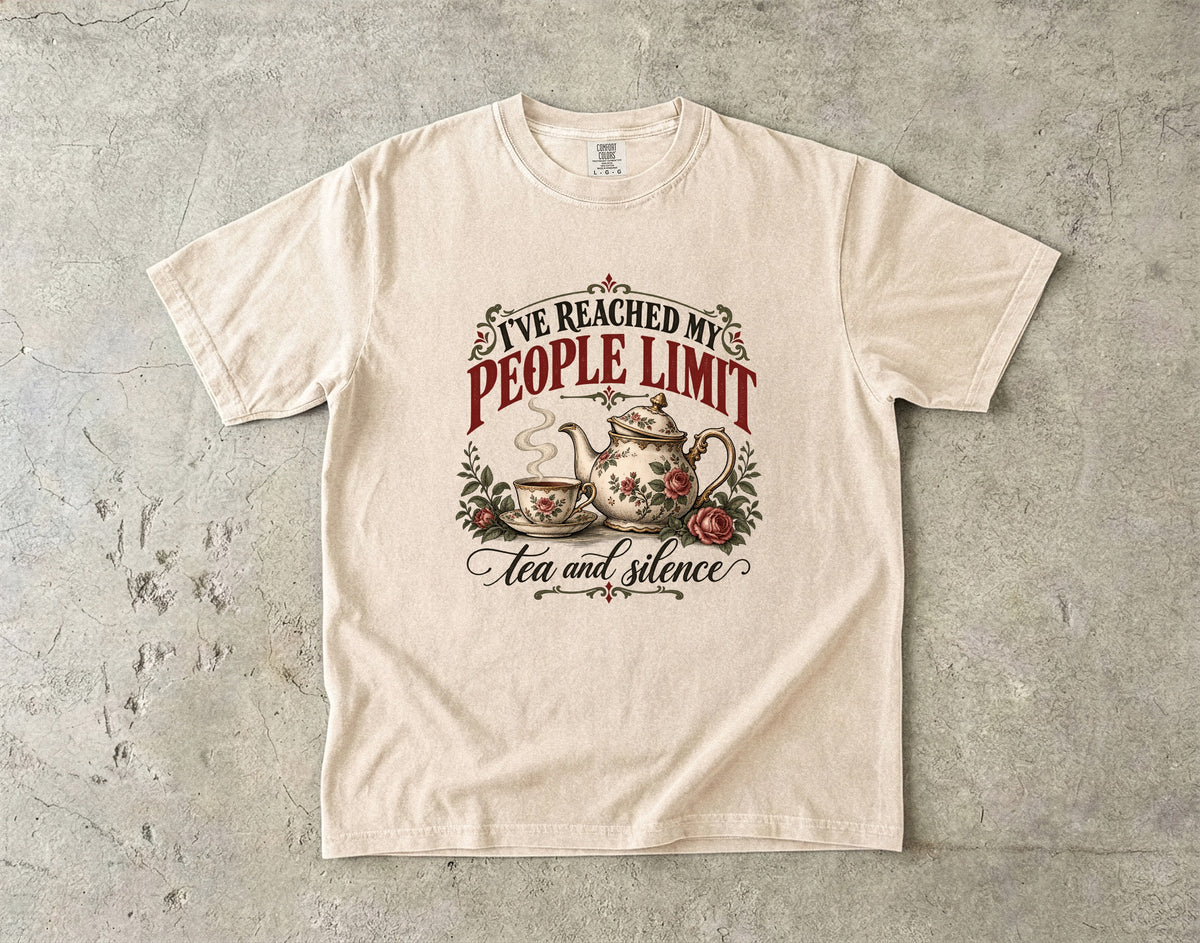 I've Reached My People Limit Shirt – Funny Introvert Tee