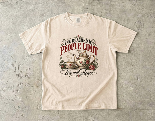I've Reached My People Limit Shirt – Funny Introvert Tee