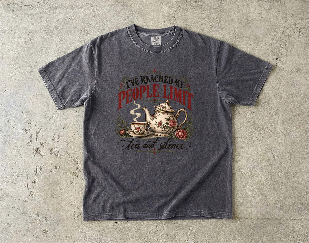 I've Reached My People Limit Shirt – Funny Introvert Tee