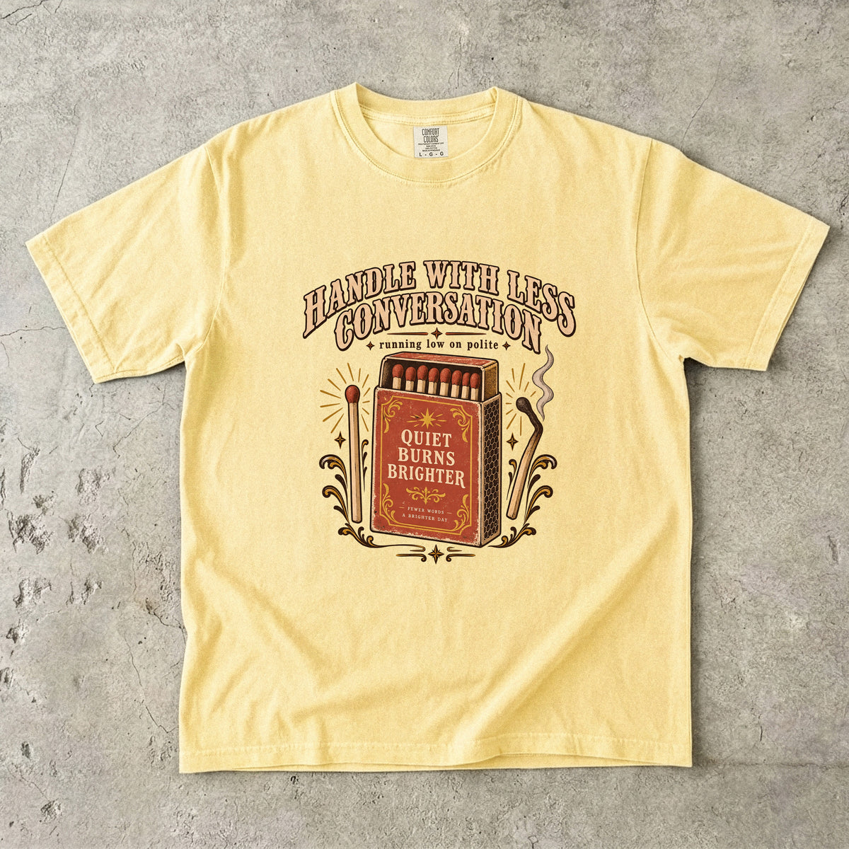 Handle With Less Conversation Shirt – Sarcastic Introvert Gift