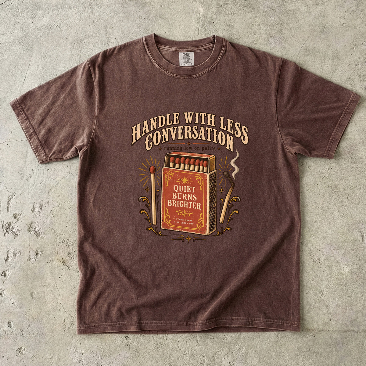 Handle With Less Conversation Shirt – Sarcastic Introvert Gift