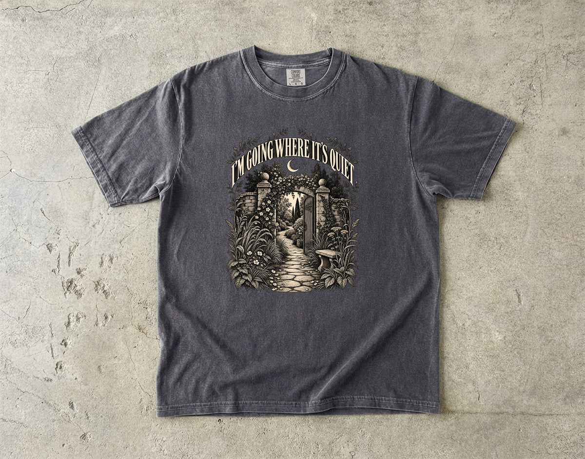 I'm Going Where It's Quiet Shirt – Peaceful Introvert Tee
