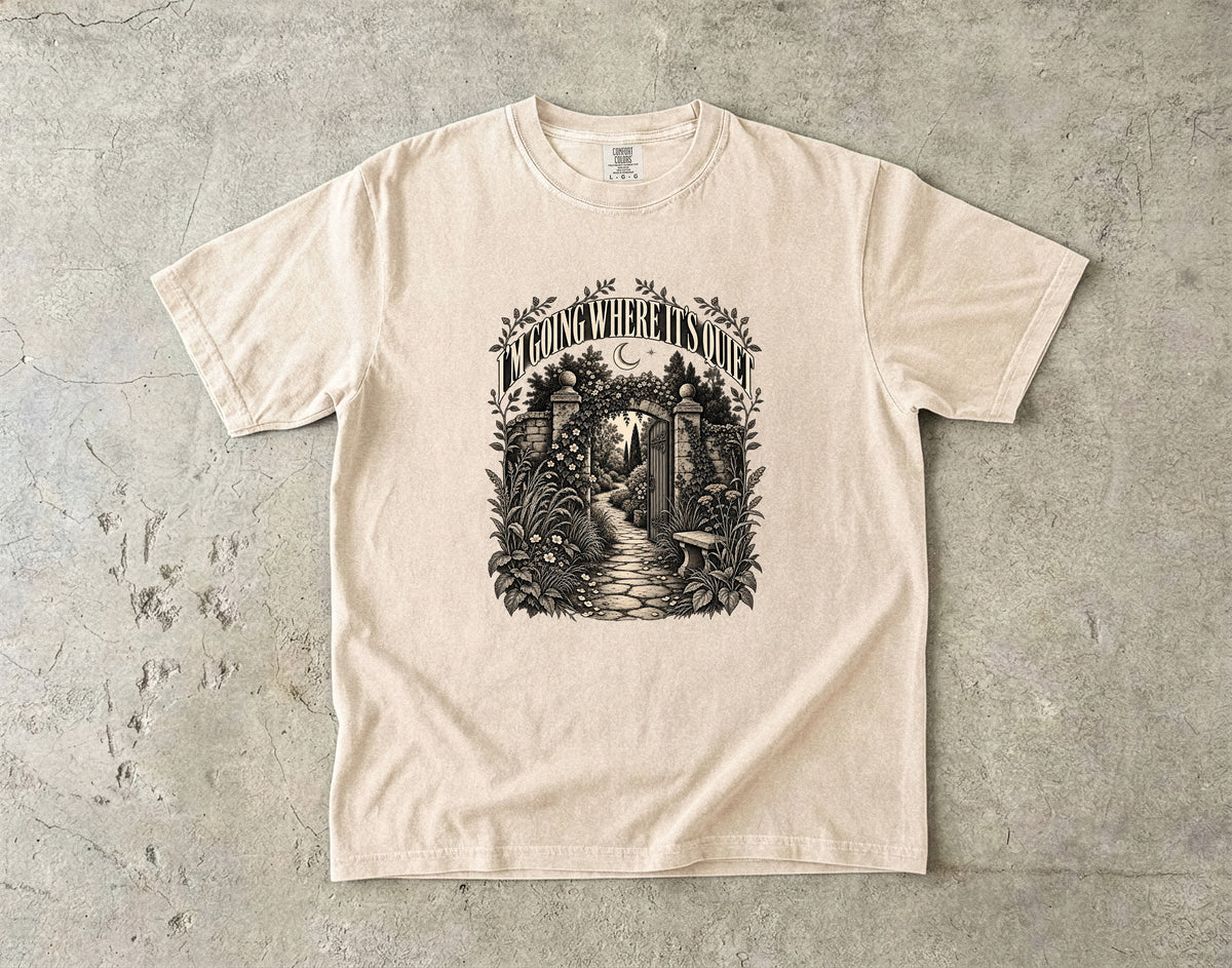 I'm Going Where It's Quiet Shirt – Peaceful Introvert Tee