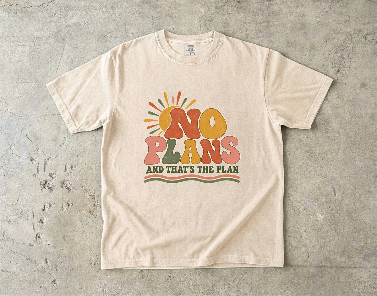No Plans and That's the Plan Shirt – Funny Introvert Tee
