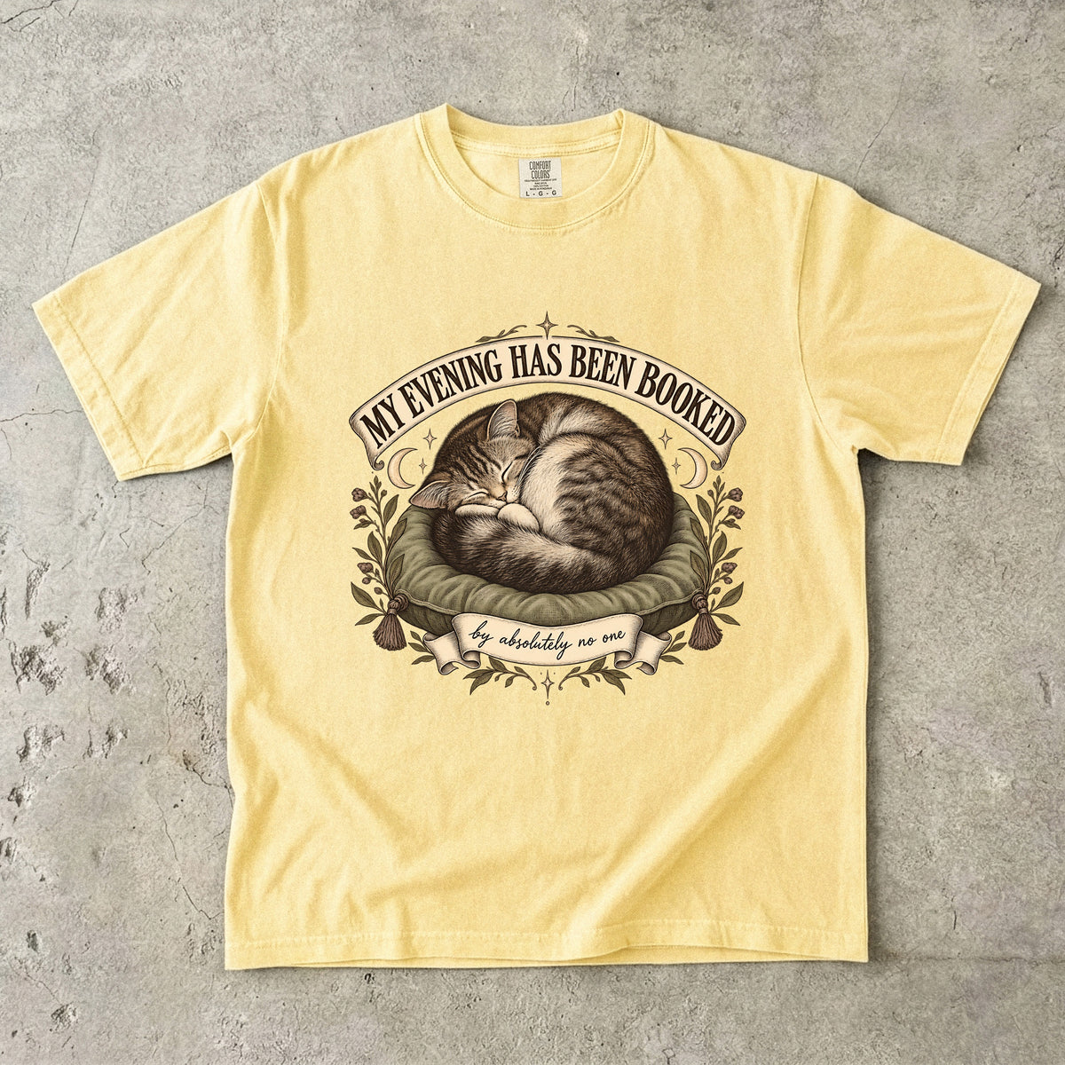 My Evening Has Been Booked Shirt – Funny Cat Lover Tee