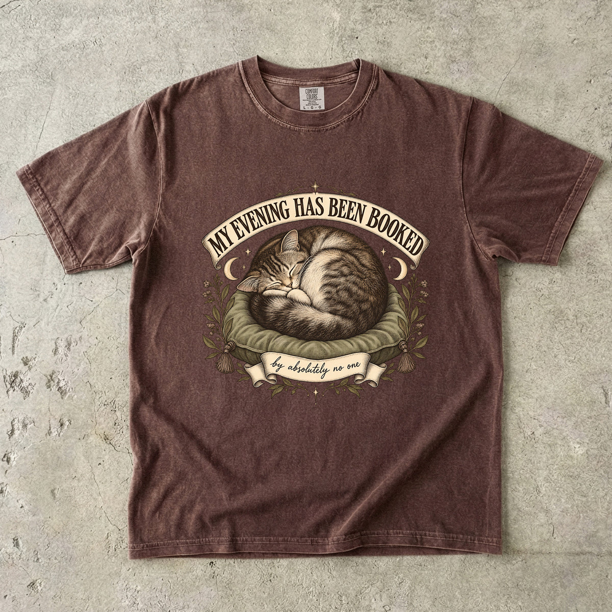 My Evening Has Been Booked Shirt – Funny Cat Lover Tee