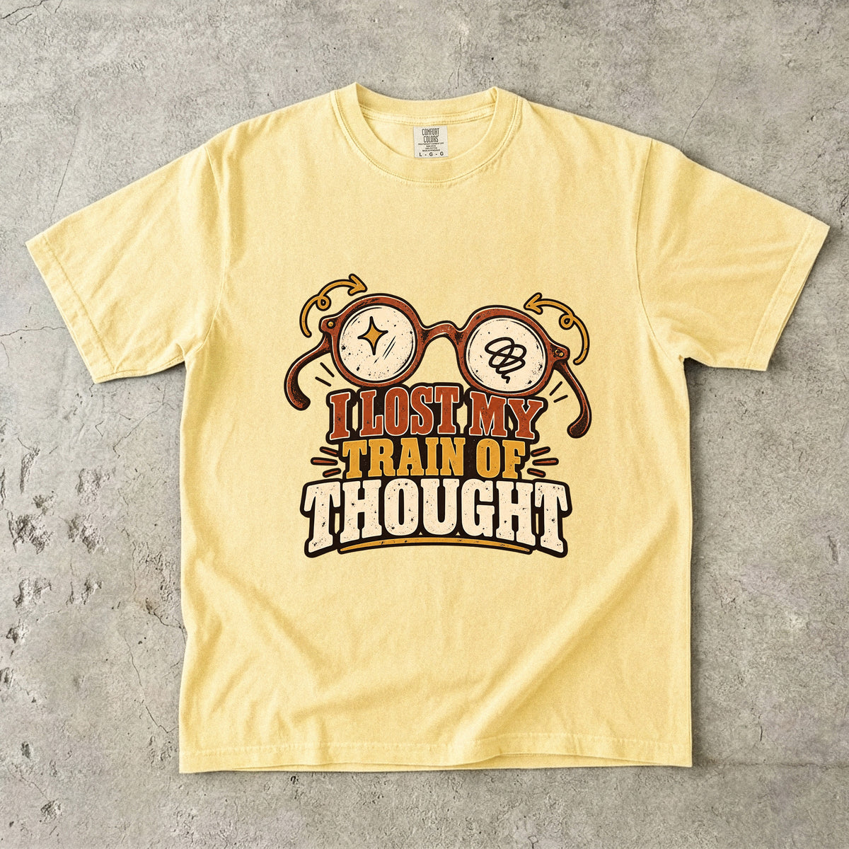 I Lost My Train of Thought Shirt – Funny ADHD T-Shirt
