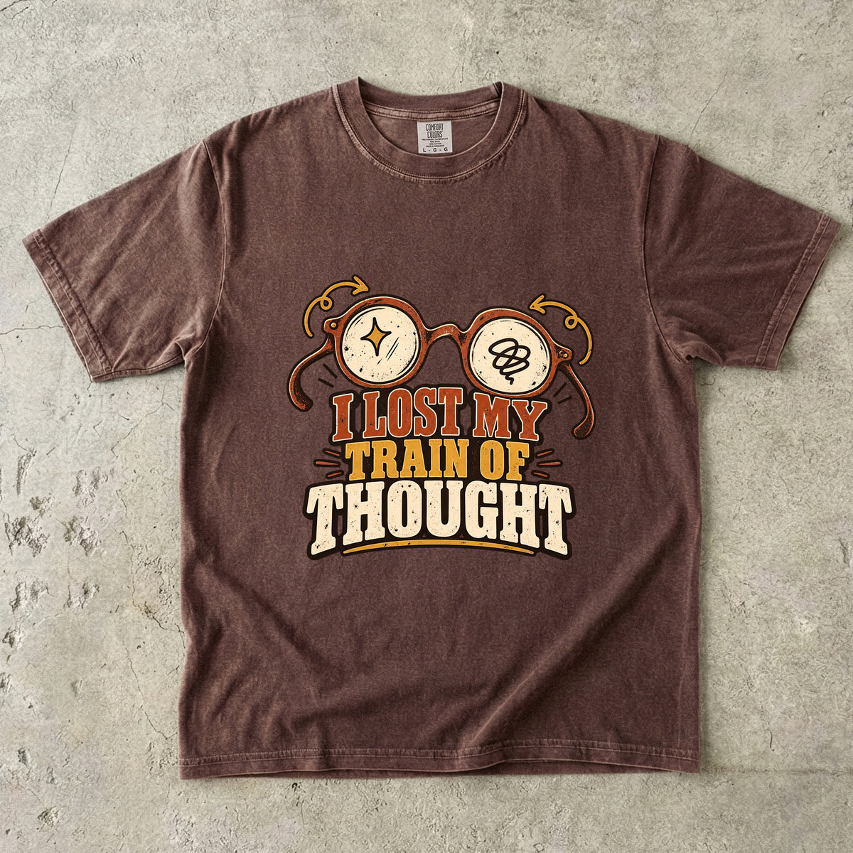 I Lost My Train of Thought Shirt – Funny ADHD T-Shirt