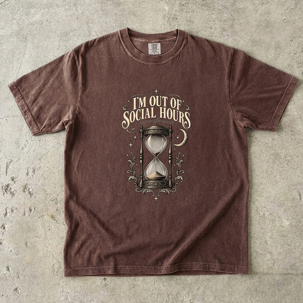 I'm Out of Social Hours Shirt – Introvert Recharge Tee