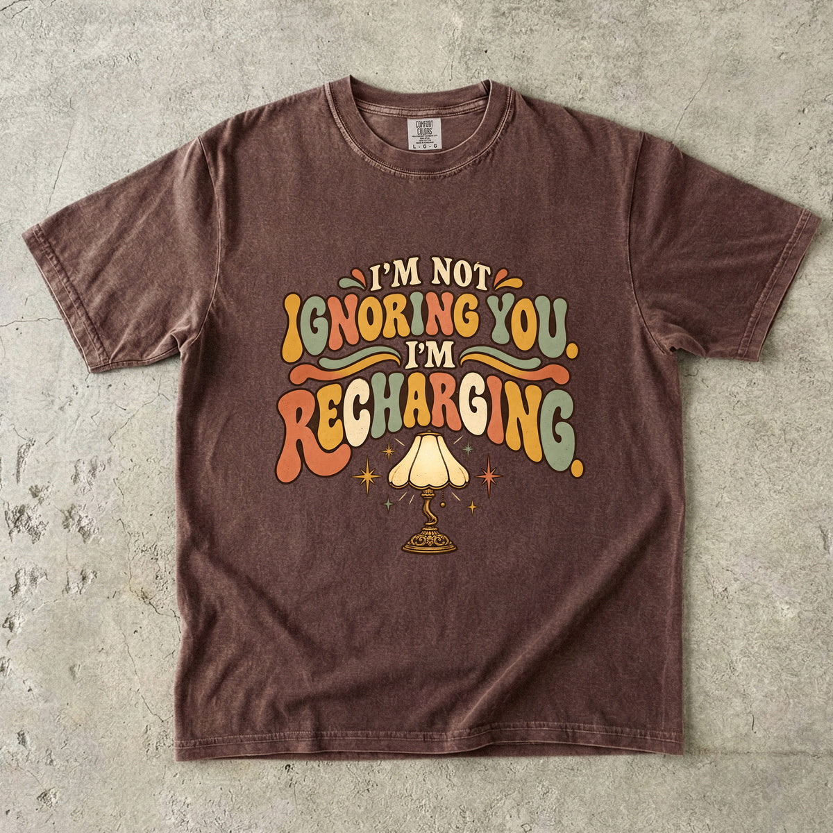 I'm Not Ignoring You, I'm Recharging Shirt – Introvert Gift