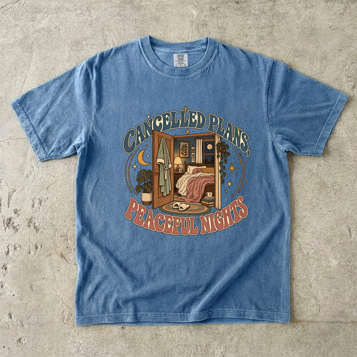 Cancelled Plans Peaceful Nights Shirt | Introvert Life Tee