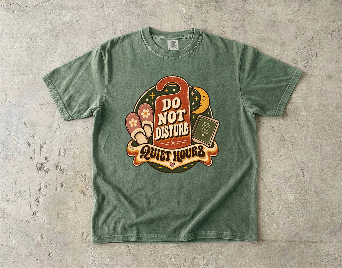 Quiet Hours Do Not Disturb Shirt | Funny Introvert Gift