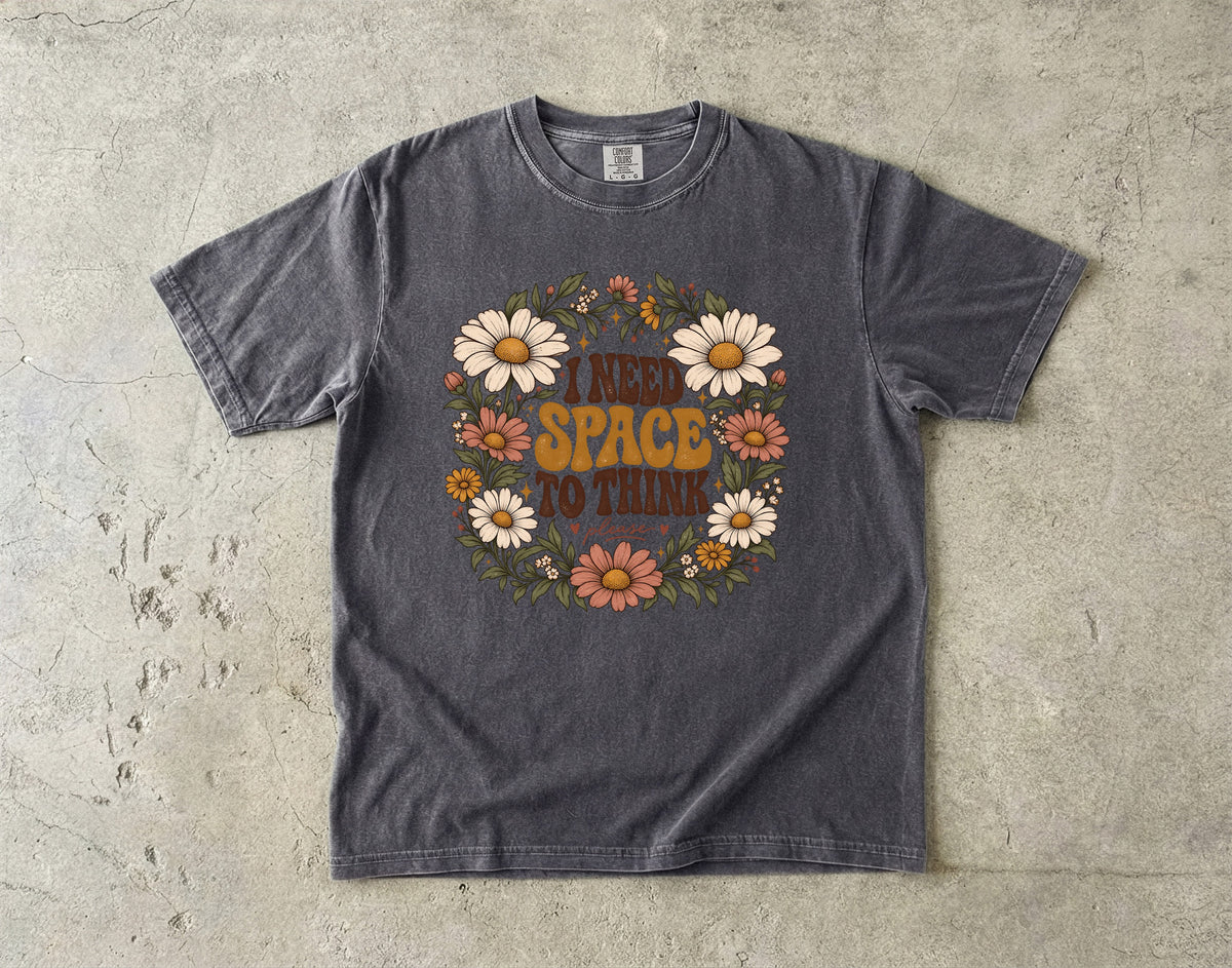I Need Space to Think Shirt | Introvert Boundaries Tee