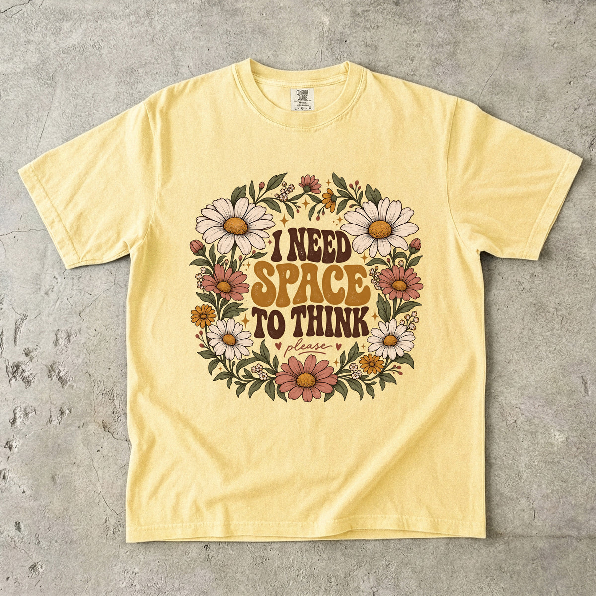 I Need Space to Think Shirt | Introvert Boundaries Tee