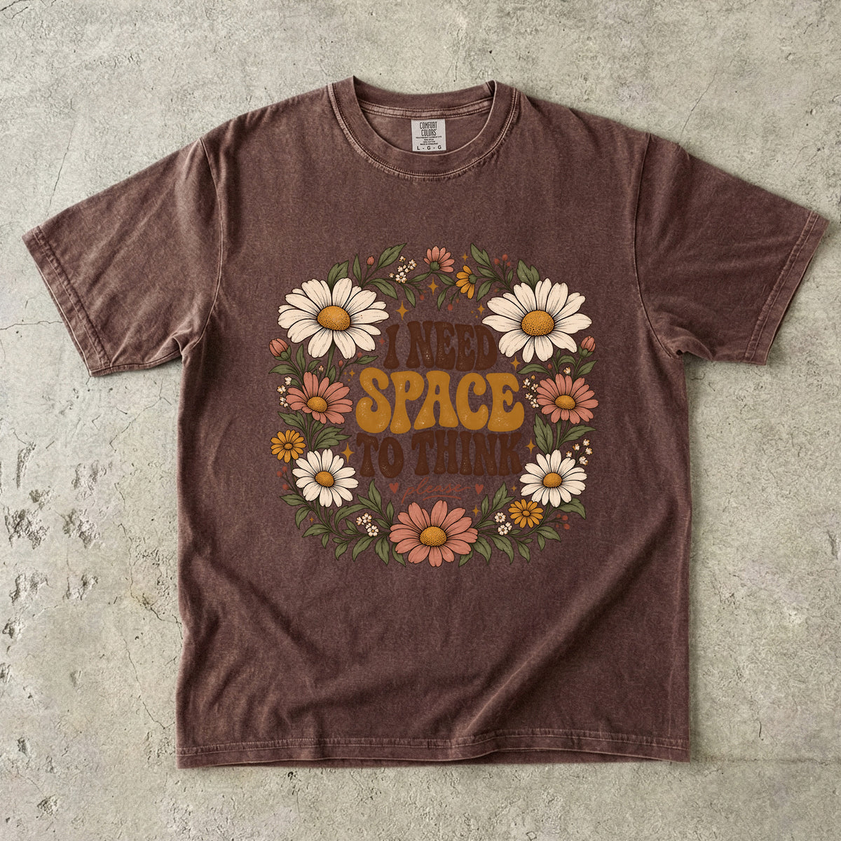 I Need Space to Think Shirt | Introvert Boundaries Tee