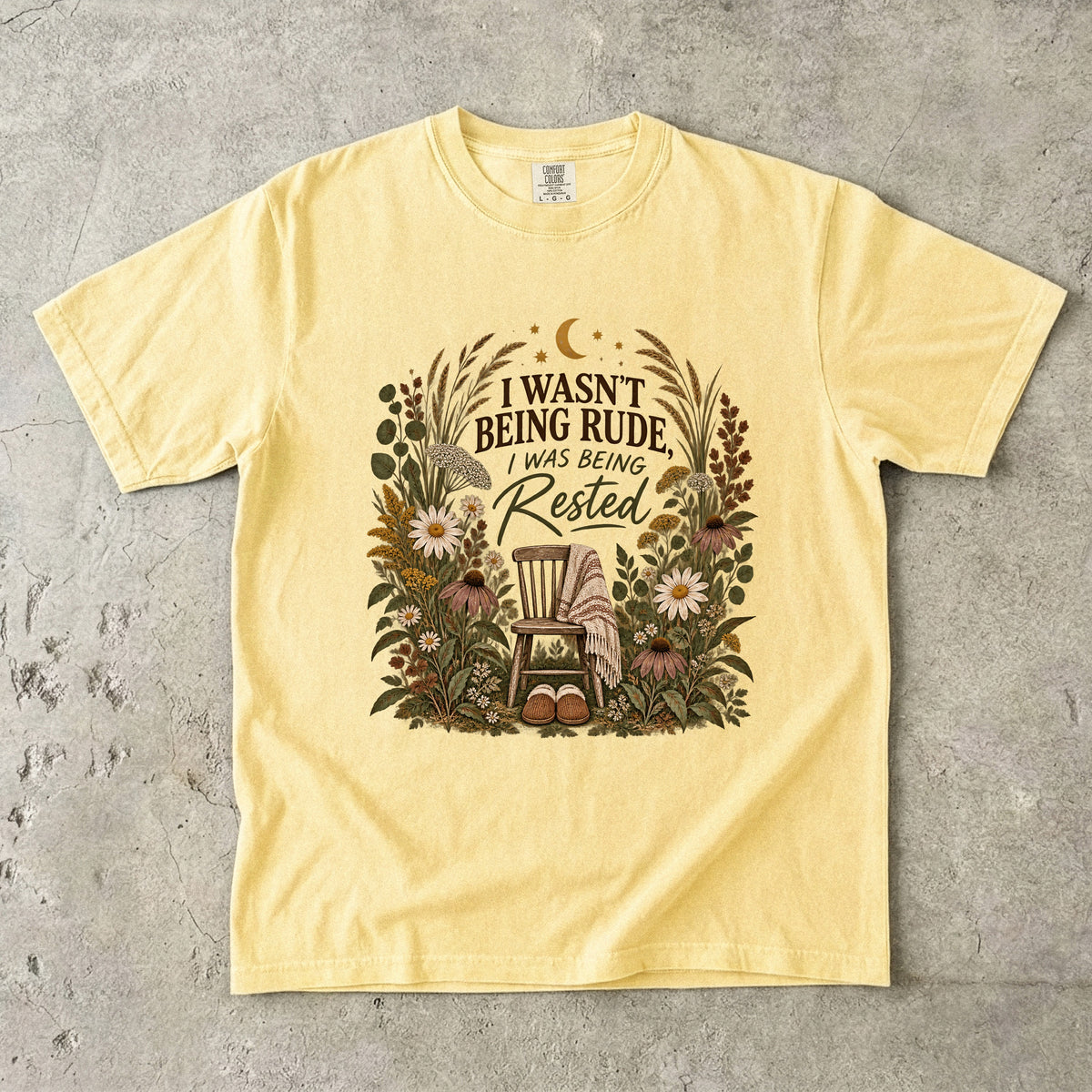 I Wasn’t Being Rude I Was Being Rested Shirt | Introvert Humor Tee