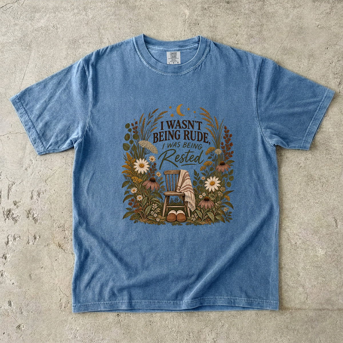 I Wasn’t Being Rude I Was Being Rested Shirt | Introvert Humor Tee