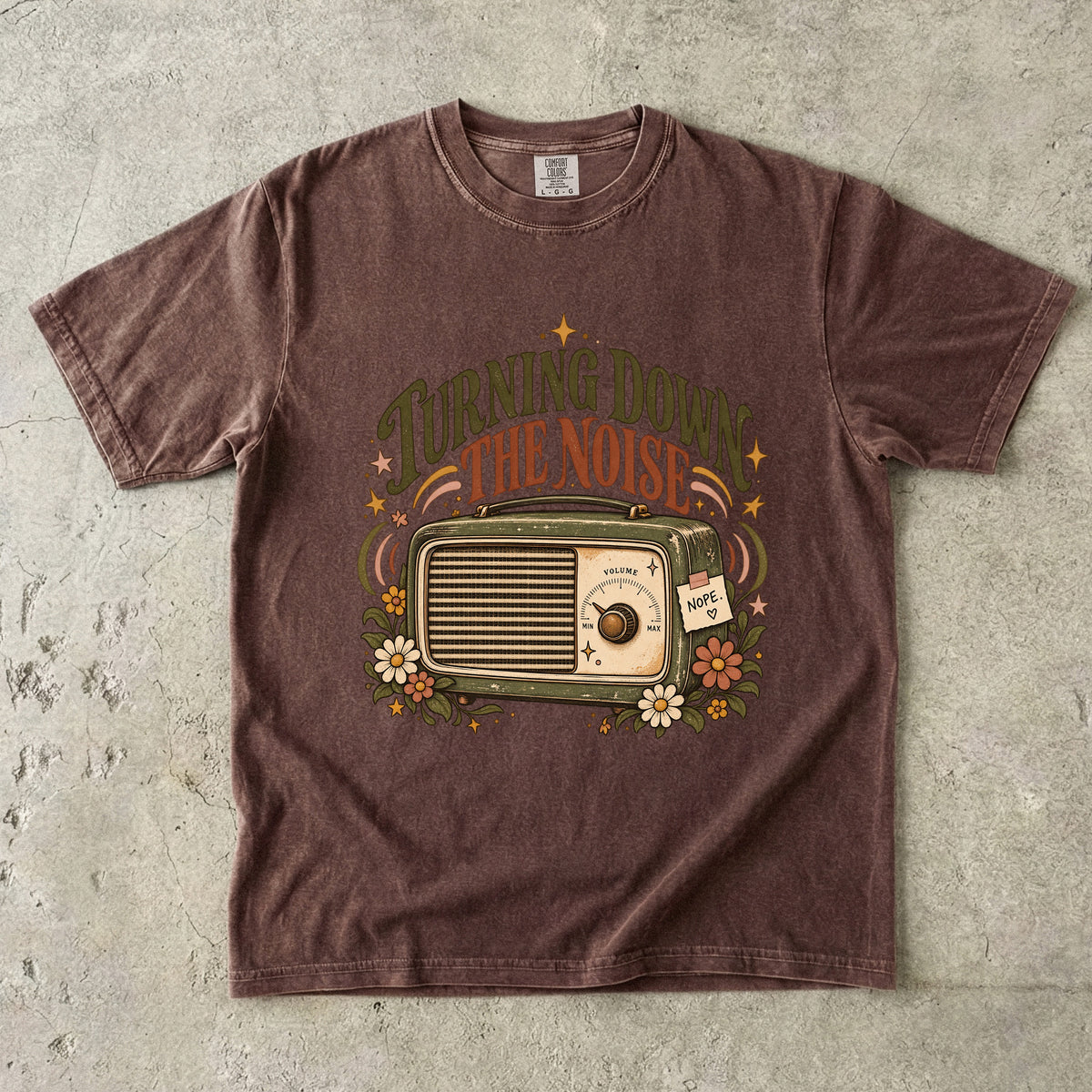 Turning Down the Noise Shirt | Introvert Life & Quiet Living Tee