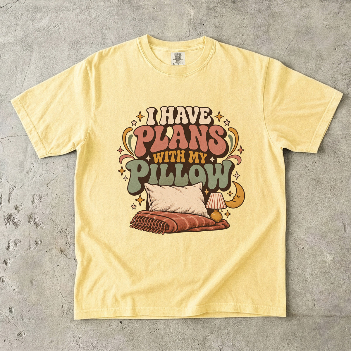 I Have Plans With My Pillow Shirt | Funny Homebody Tee