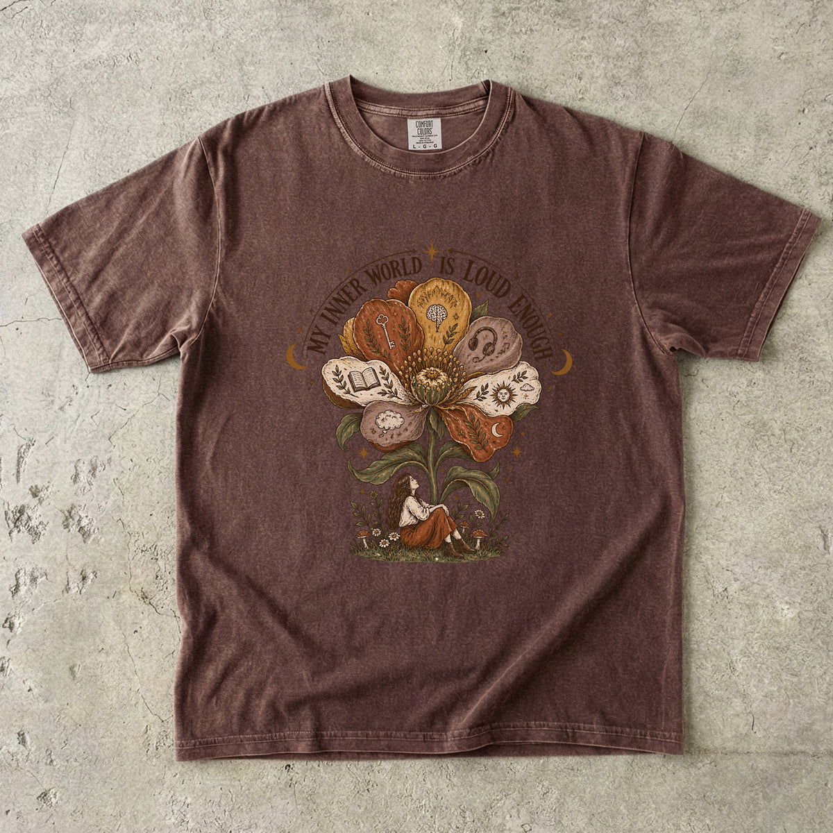 My Inner World Is Loud Enough Shirt | Introvert Women’s Tee