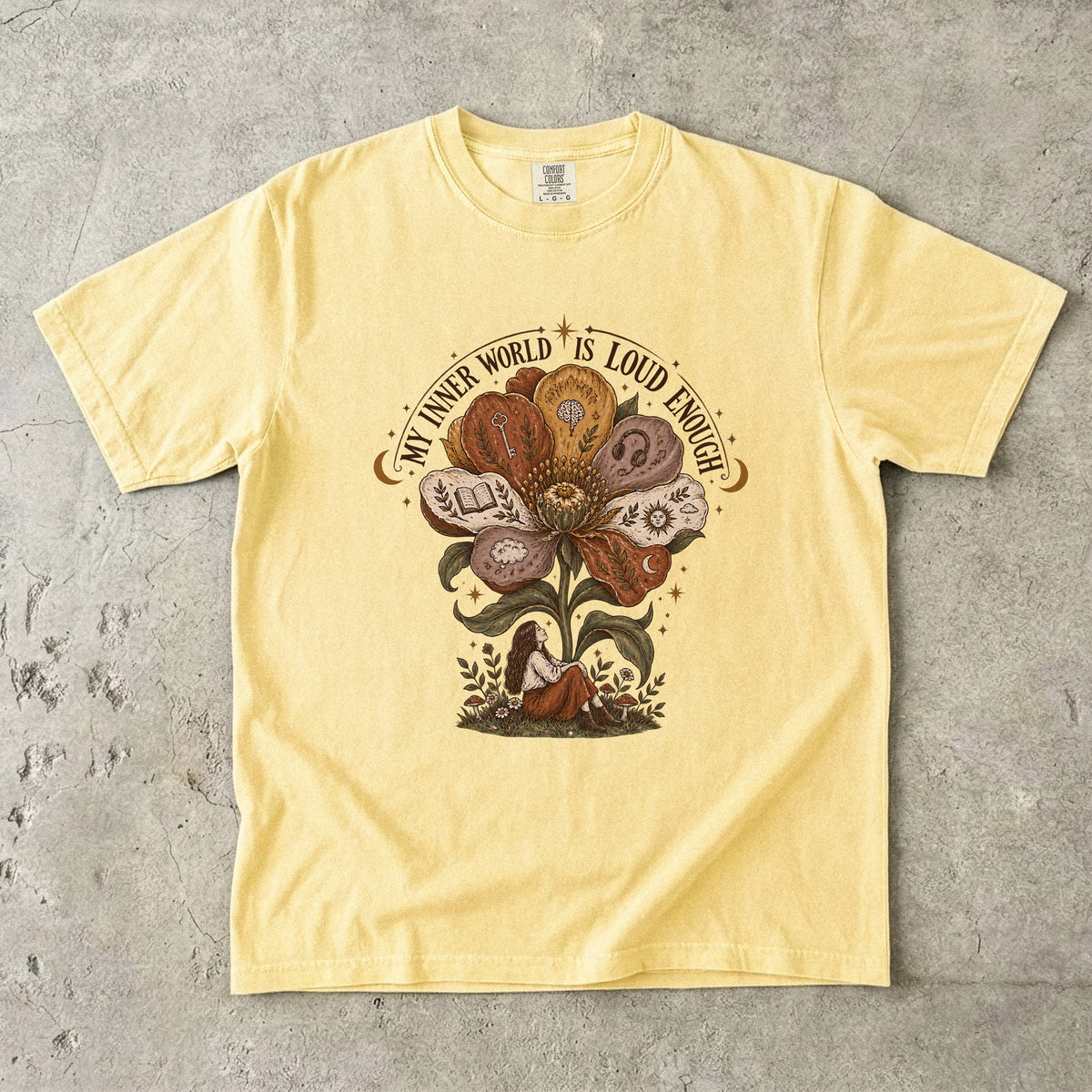 My Inner World Is Loud Enough Shirt | Introvert Women’s Tee