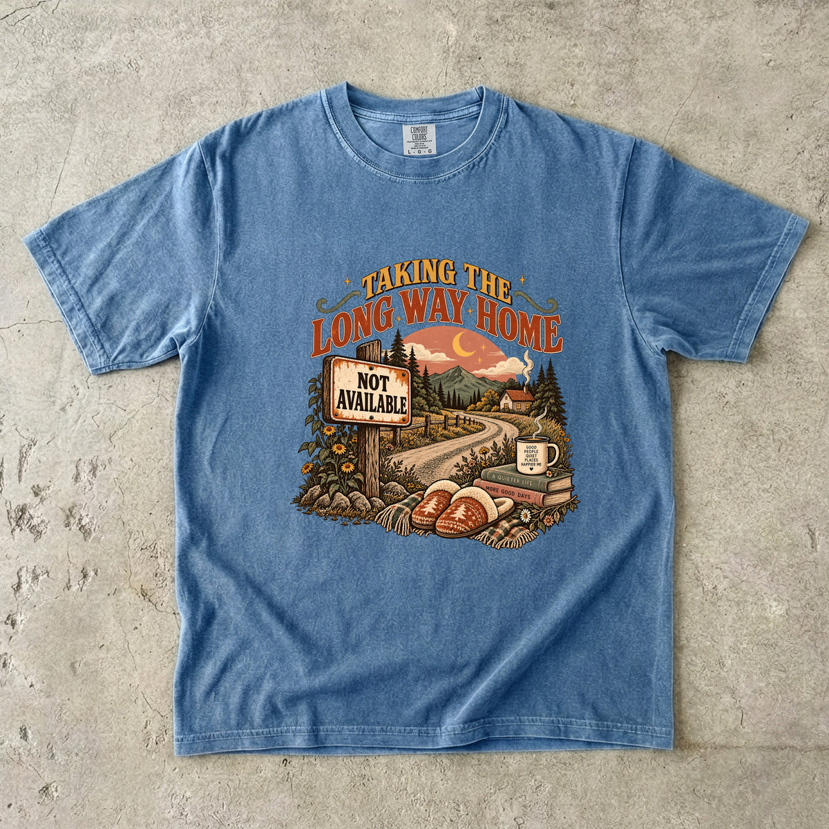 Not Available Taking the Long Way Home Shirt | Introvert Lifestyle Tee