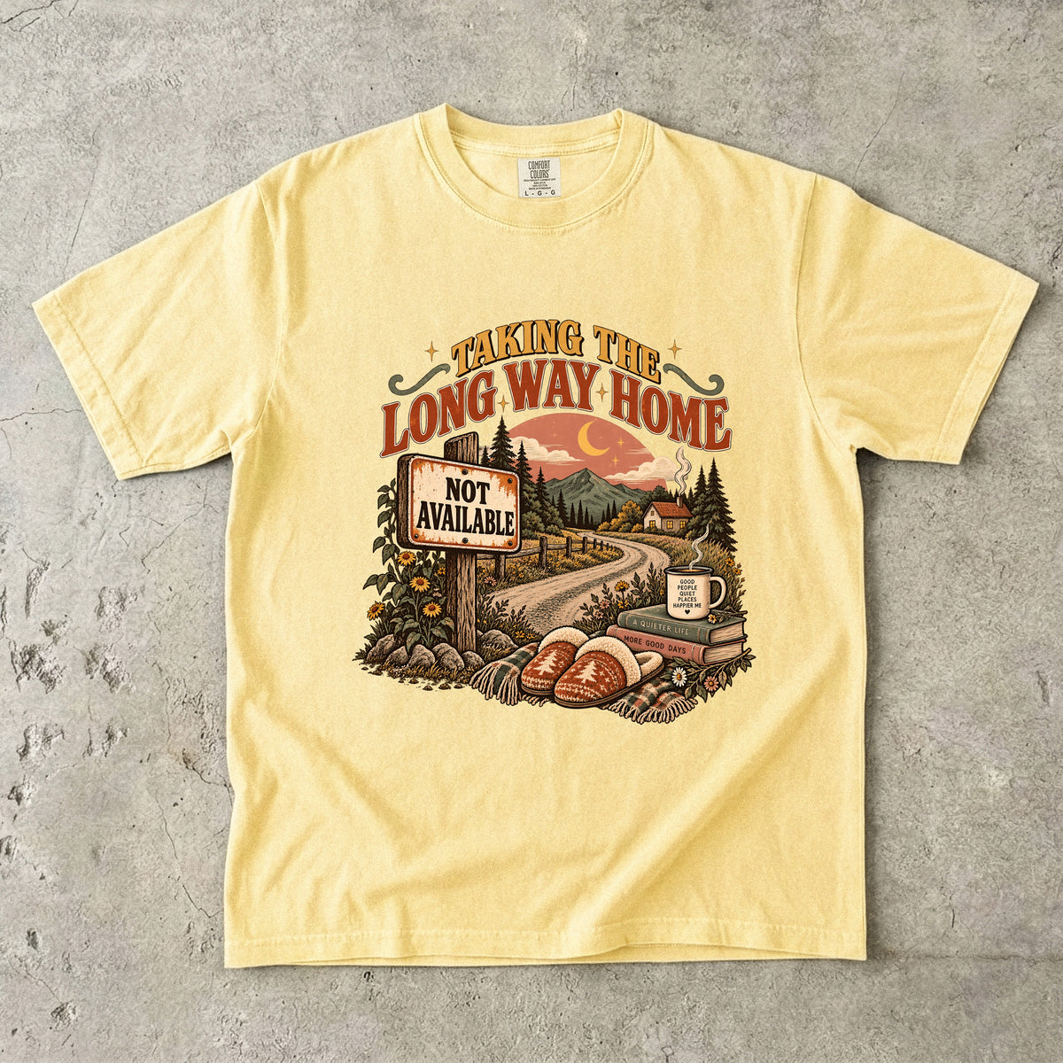 Not Available Taking the Long Way Home Shirt | Introvert Lifestyle Tee