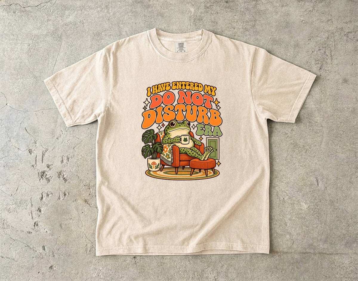I Have Entered My Do Not Disturb Era Shirt | Funny Frog Tee