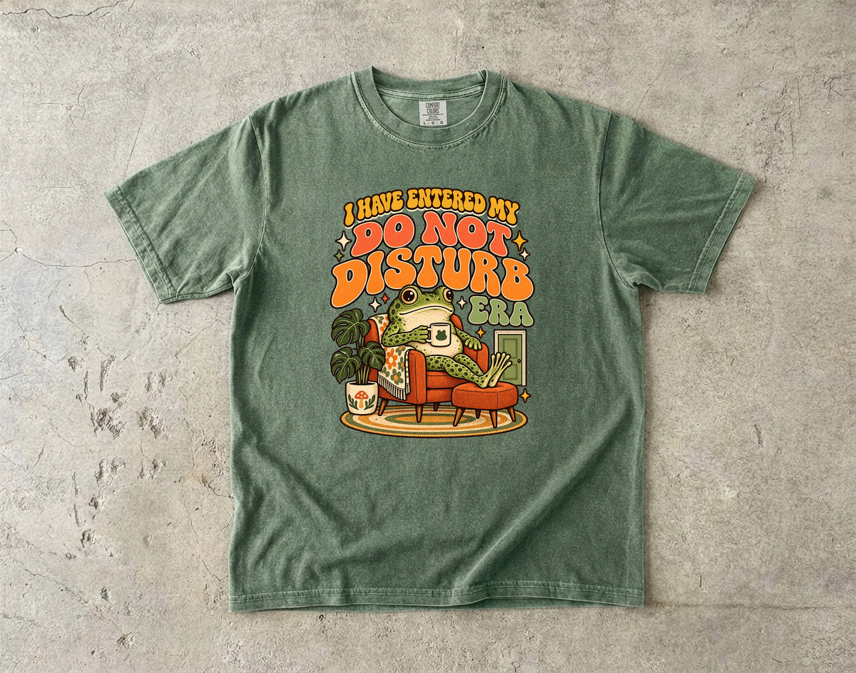 I Have Entered My Do Not Disturb Era Shirt | Funny Frog Tee