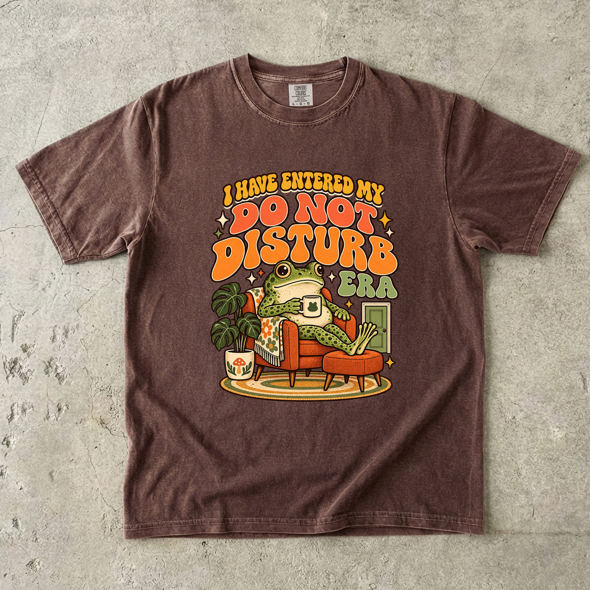 I Have Entered My Do Not Disturb Era Shirt | Funny Frog Tee