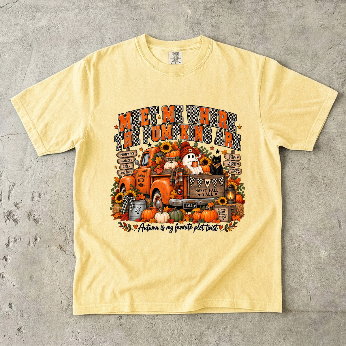 Meet Me Where the Pumpkins Are Shirt | Trendy Fall Ghost
