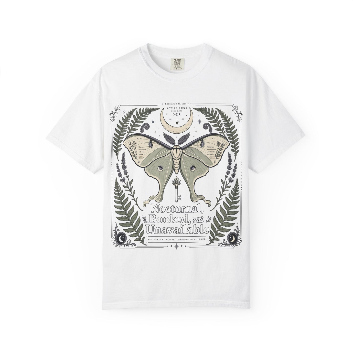 Nocturnal Booked and Unavailable-Comfort Colors T-shirt