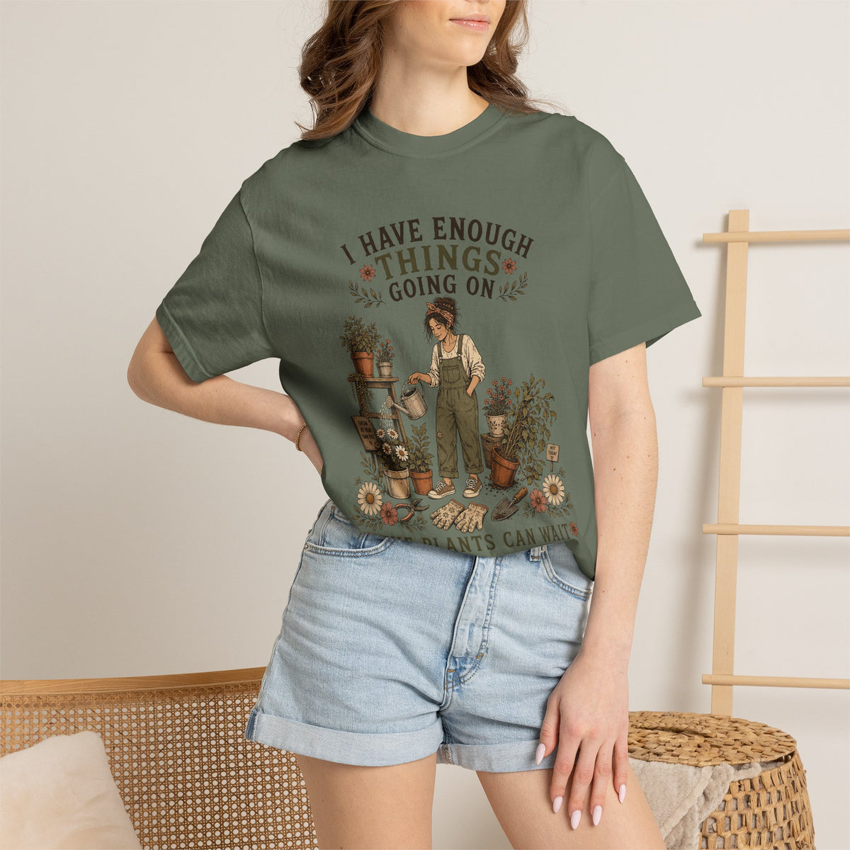 Funny Introvert "I Need a Minute" T-Shirt for Women -Comfort Colors T-shirt