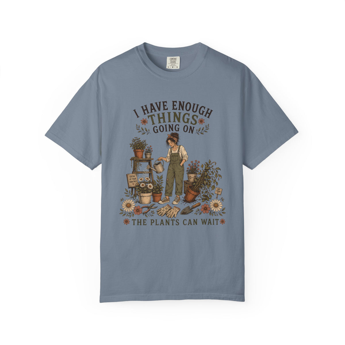 Funny Introvert "I Need a Minute" T-Shirt for Women -Comfort Colors T-shirt