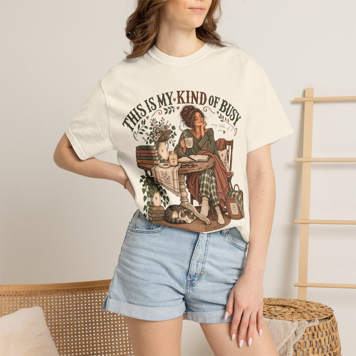 This Is My Kind of Busy Shirt | Cozy Introvert Homebody Tee