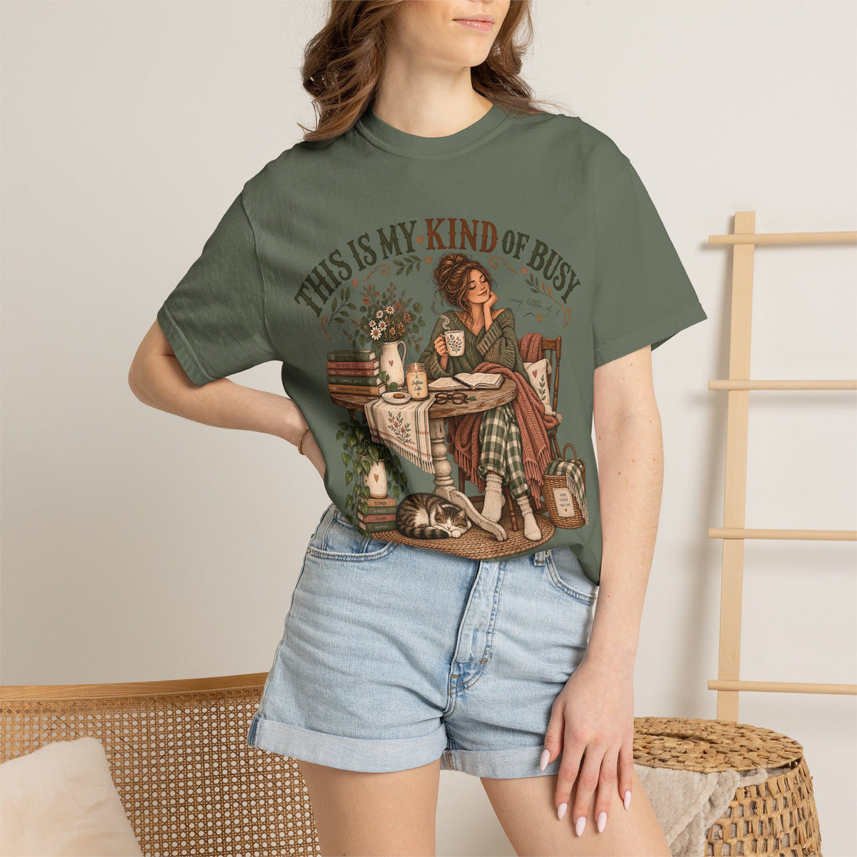 This Is My Kind of Busy Shirt | Cozy Introvert Homebody Tee