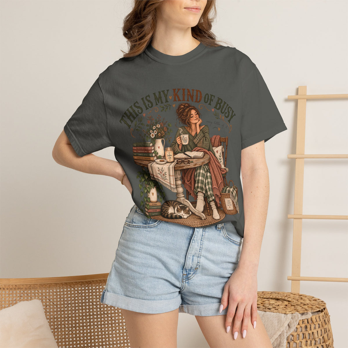This Is My Kind of Busy Shirt | Cozy Introvert Homebody Tee