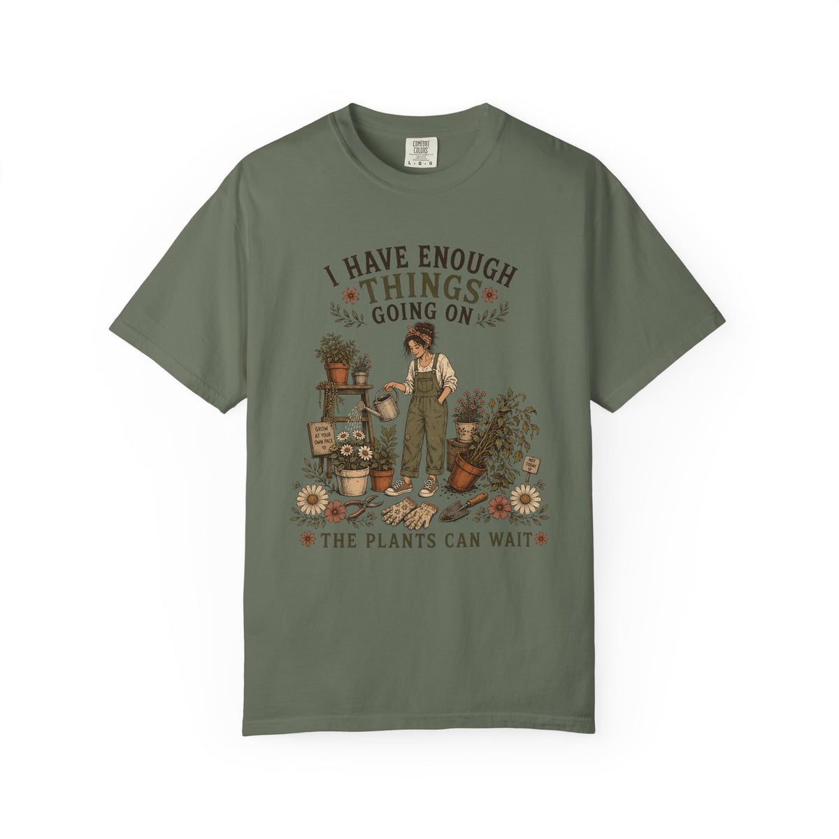 Funny Introvert "I Need a Minute" T-Shirt for Women -Comfort Colors T-shirt